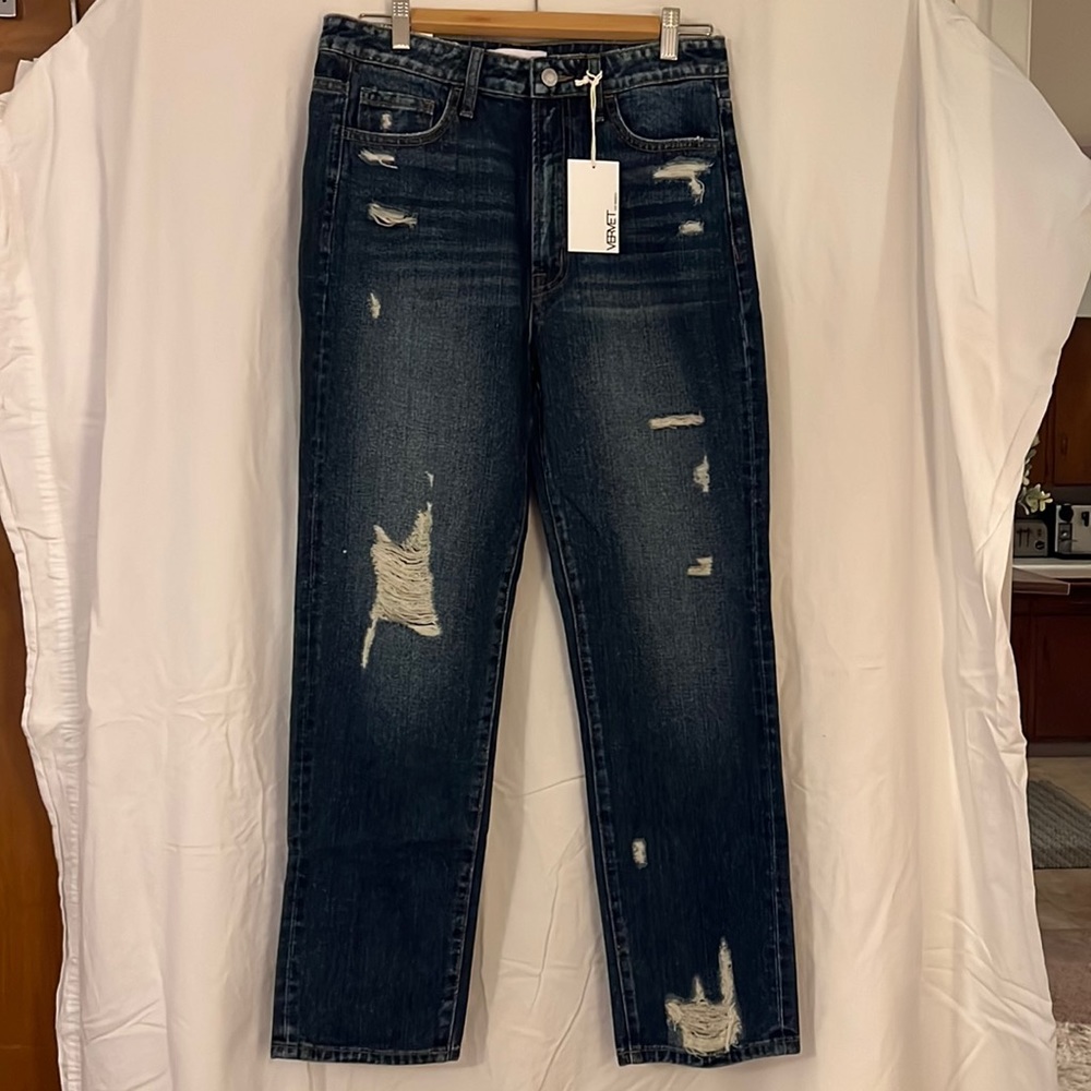 Super High Rise Slim Straight Jeans